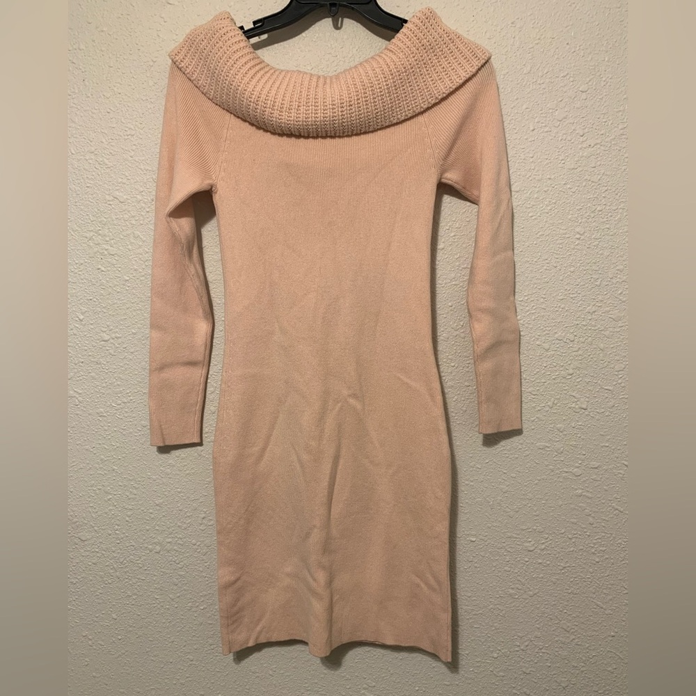 Moda International Off the Shoulder Pink Dress